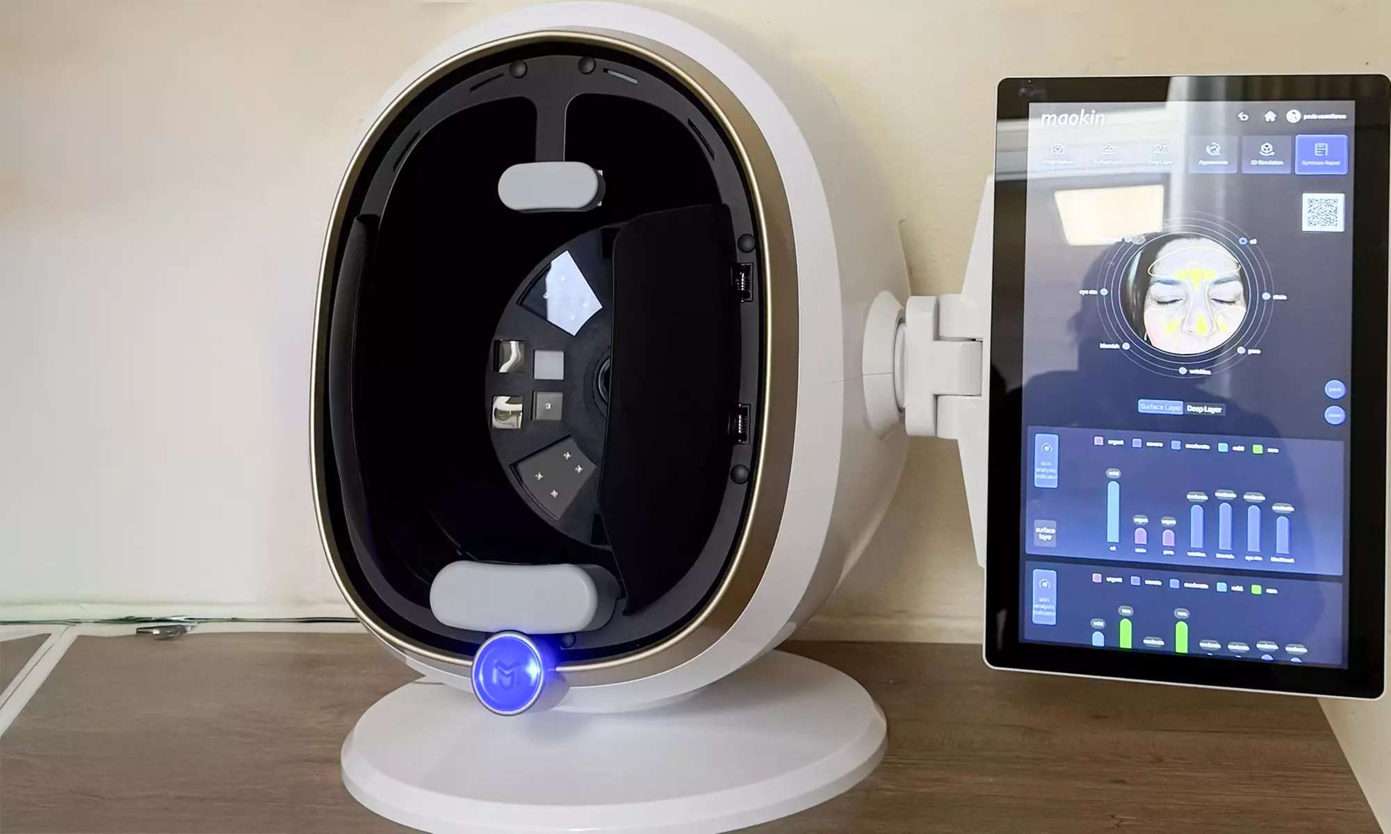Rejuvenate with 10 Minute 3D AI Skin Scanner Care Facial Analyzer 