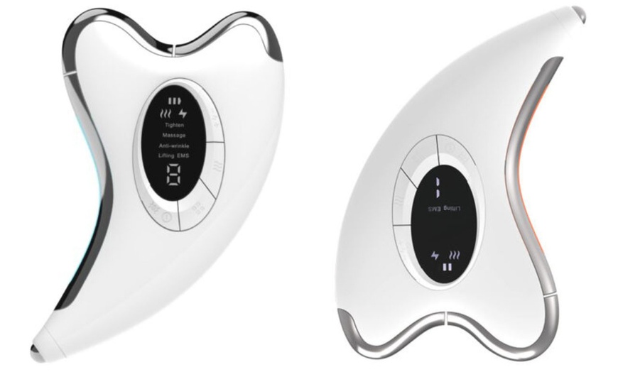 Image 2: Electric Scraping Beauty Massager with Heat & Vibration & LED 