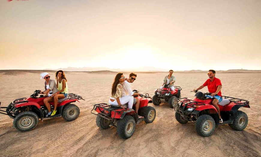 Image 2: Eman Travel Dubai: Thrilling Evening Desert Safari with Dinner & Shows