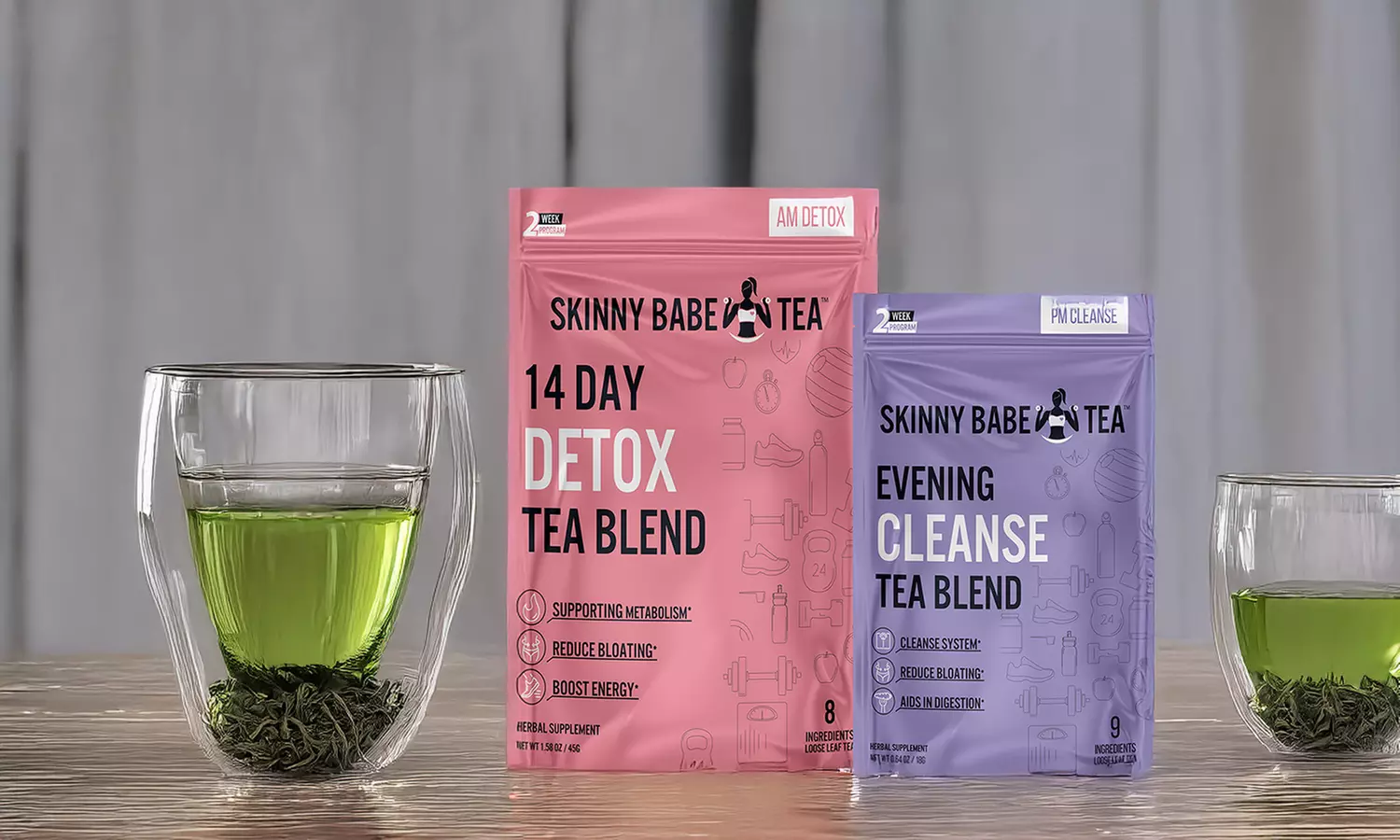 Skinny Babe Tea AM/PM Detox Cleanse (Combo Pack)