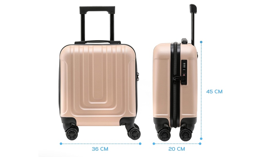 Image 3: ABS Hard Shell Suitcases