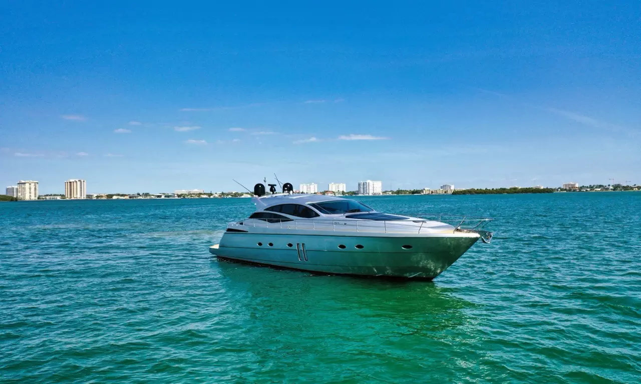 2 Hours Private Yacht 70 ft Pershing Up to 13 + 1 or 2 Jet Ski & More