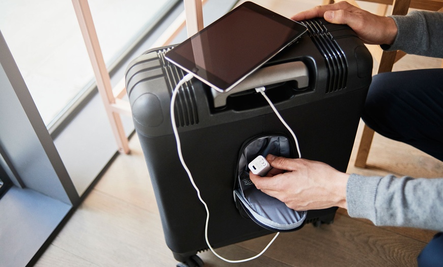 Image 2: Antler Suitcase with Power Bank