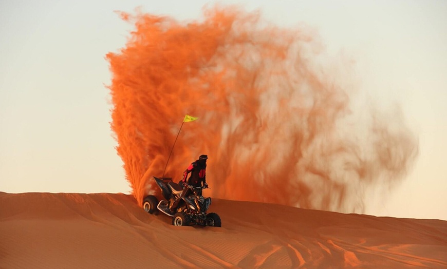 Image 1: Evening Desert Safari with Quad bike at Dubai Executive Tours