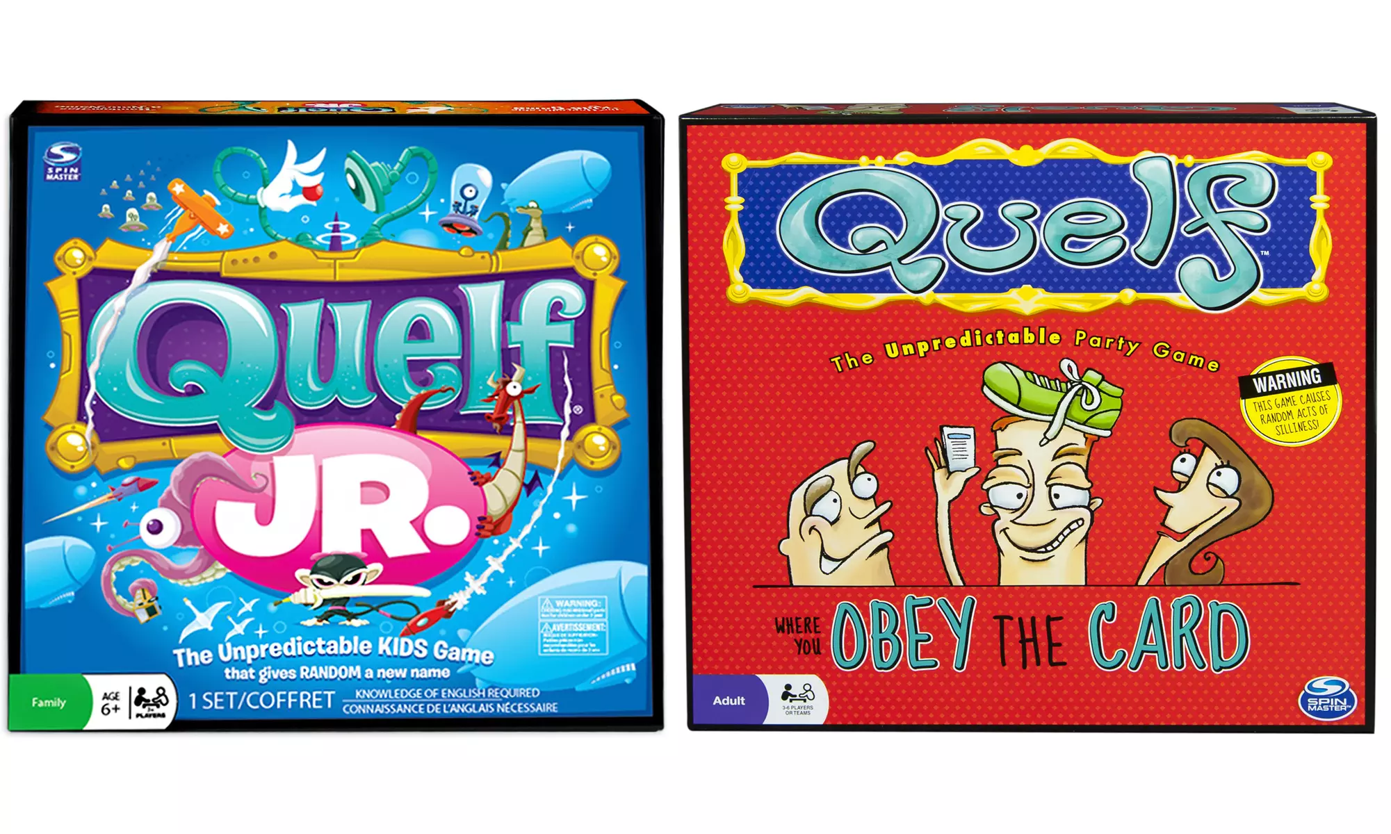 Quelf or Quelf Jr. Board Game - Primary Image