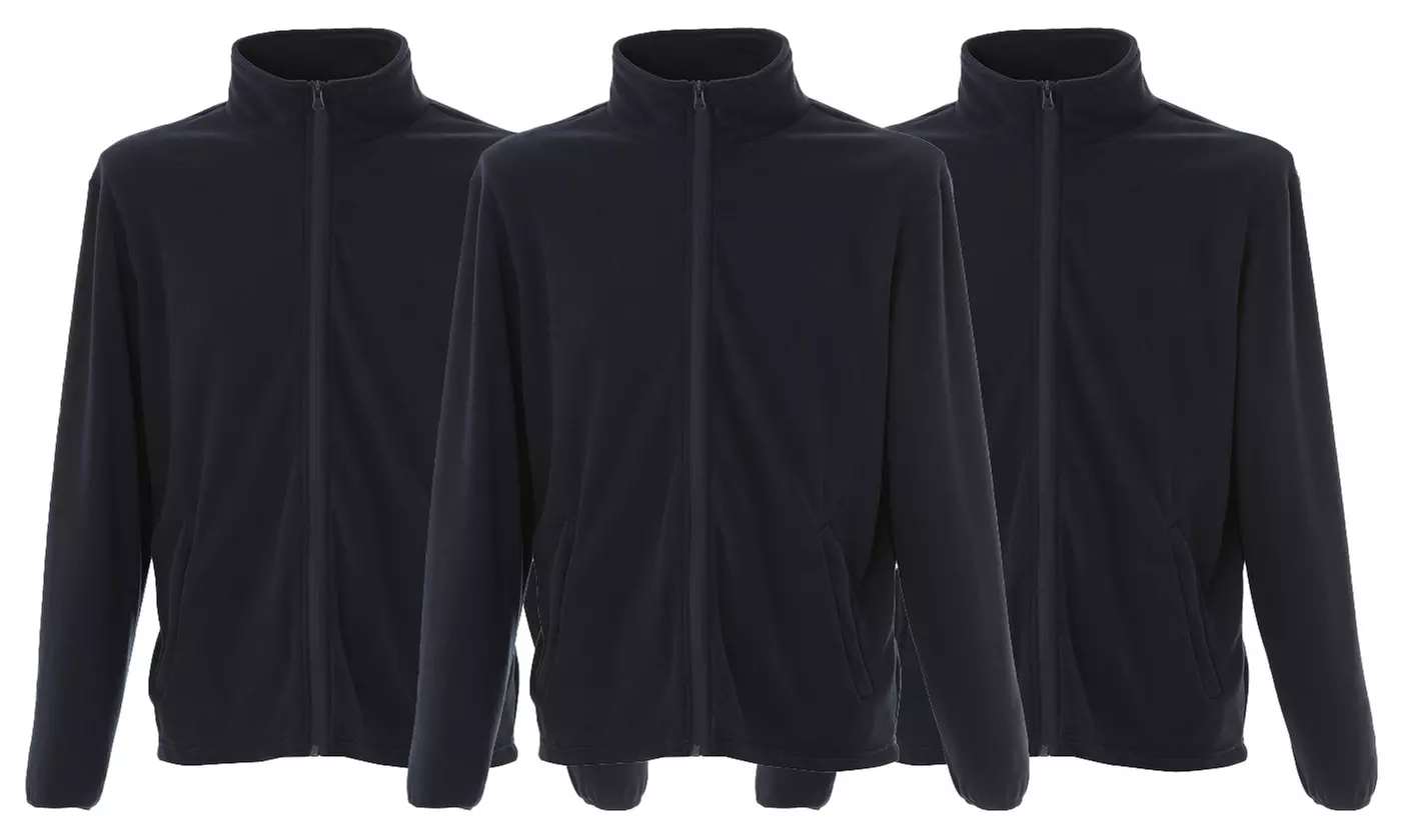 3 felpe da uomo in pile CLRS