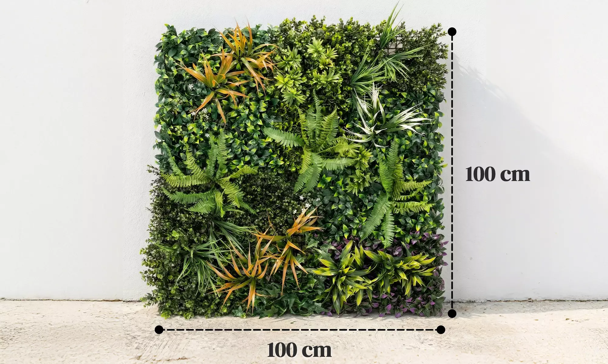 Outsunny Artificial Plant Wall Panel
