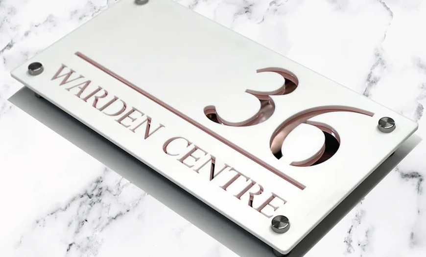 Image 9: Premium Laser‑Cut House Signs for Elegant, Personalised Style
