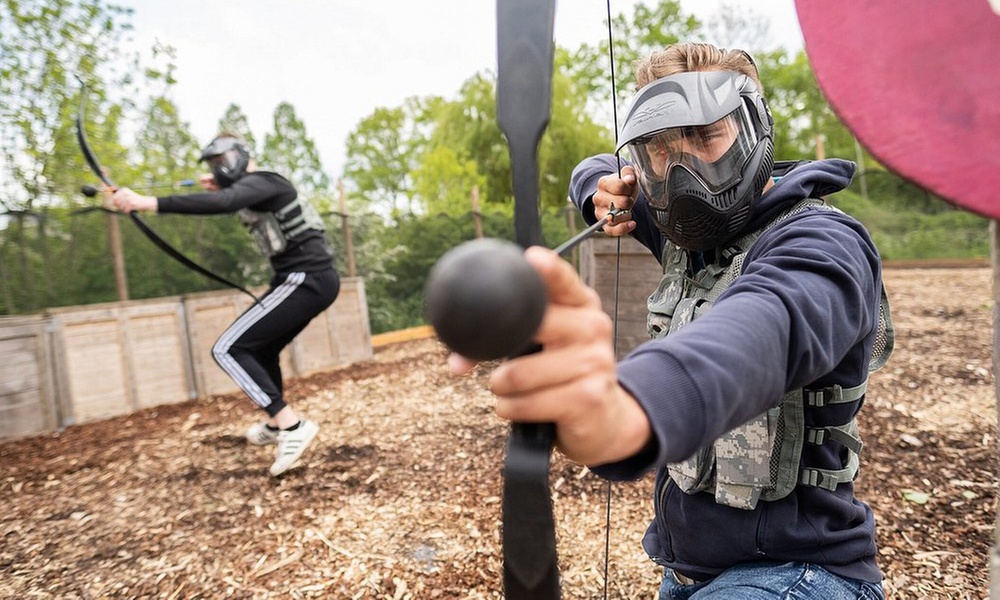 Pijlsnel met plezier: speel samen Archery Tag voor 4 tot 10 personen
