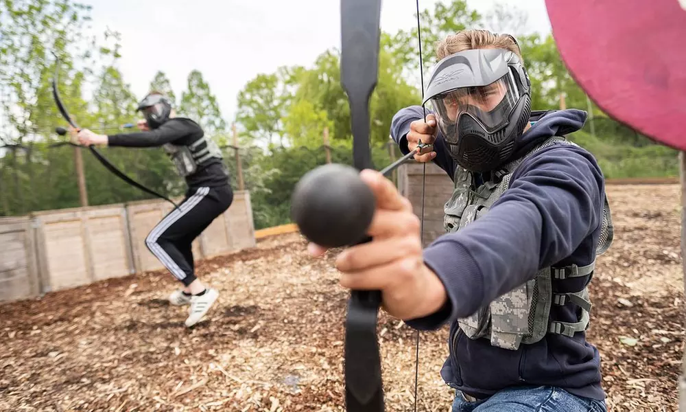 Pijlsnel met plezier: speel samen Archery Tag voor 4 tot 10 personen