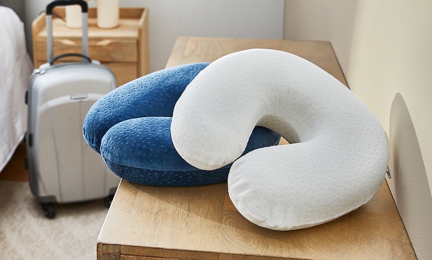 Image 6: PIKOLIN - Cuscino da viaggio per collo, supporto cervicale ergonomico