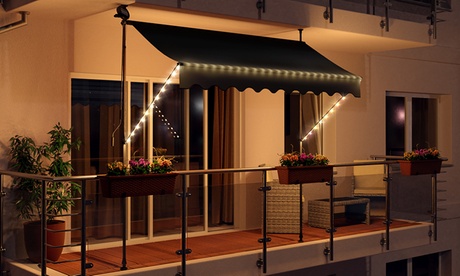 Store de balcon avec éclairage LED Swing & Harmonie