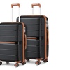 Image 3: 24- and 28-Inch Suitcases with a Backpack Luggage Set