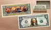 Declaration of Independence Official Legal Tender U.S. One Dollar Bill  2-Sided