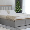 Image 1: Wooden Gas Lift Ottoman with optional Mattress