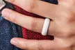 Men's Fashion Flexible Comfortable Silicone Wedding Ring Band Rubber 7 Pack - Second Medium