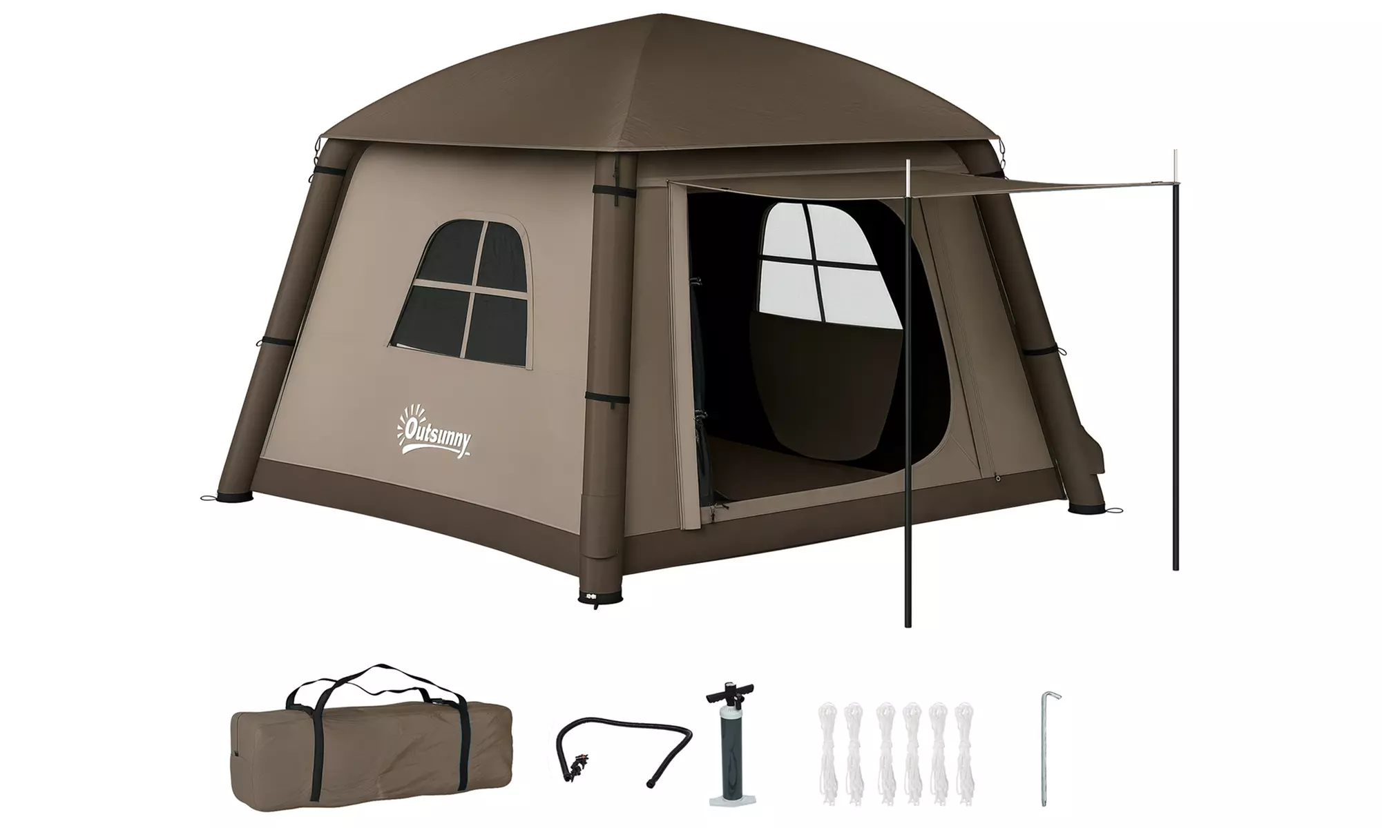 Outsunny Inflatable Camping Tent