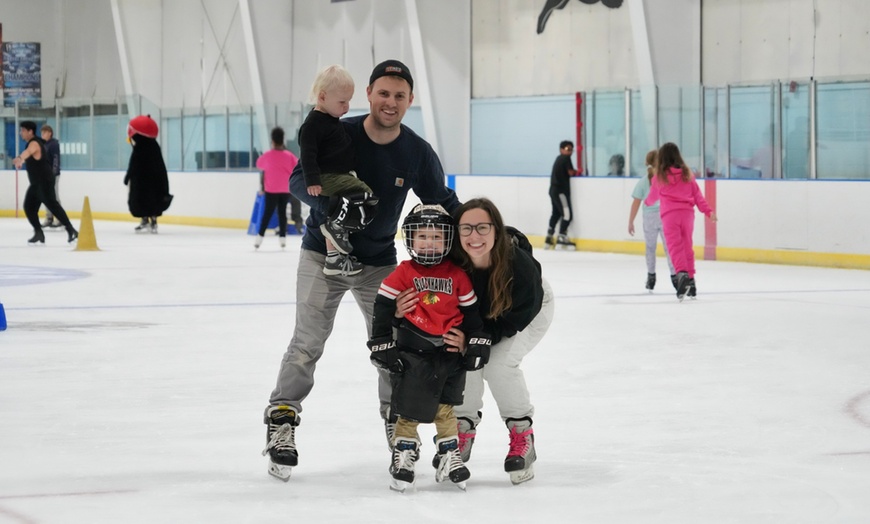 Image 1: Enjoy ice skating & rentals for 2, 4, or 8 at Franklin Park Ice Arena