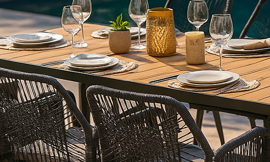 Image 12: Salon de jardin "Mireva" de Swing&Harmonie pour 6 ou 8 pers.