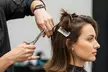Elevate with One Women's Haircut, Wash, Blow Dry, Partial Highlights, Balayage, Ombre and More (Up to 69%Off) - Second Medium