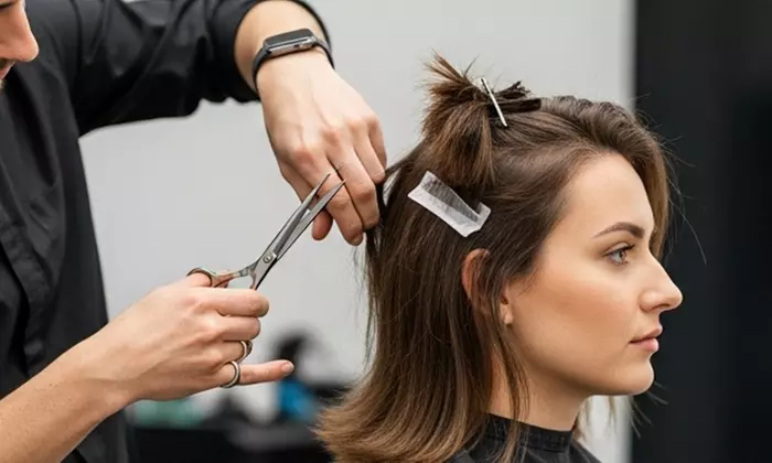 One Women's Haircut, Wash, Blow Dry, Partial Highlights and More