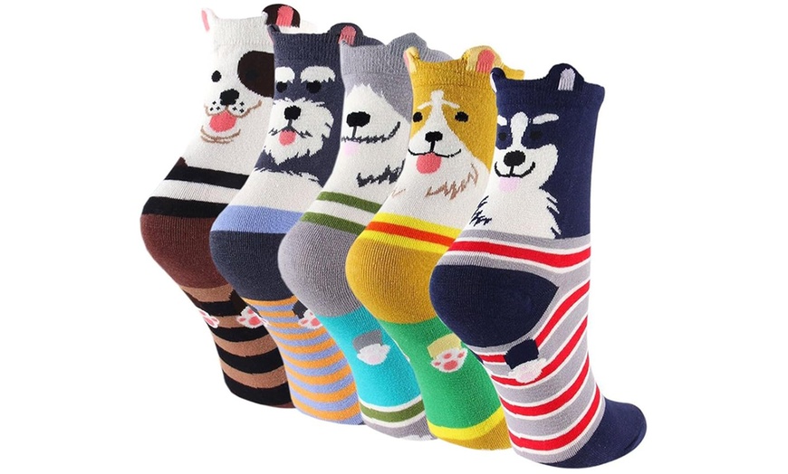 Image 8: 10 Paar Socken mit Tier-Motiv für Damen