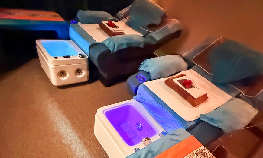 Image 3: Relax with Lavender-Infused Foot Reflexology & Spa Therapy – 50 Min