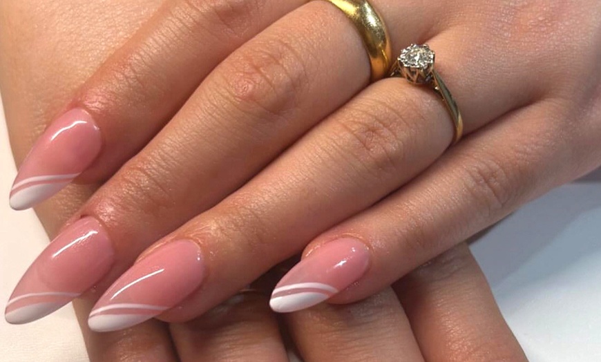 Image 20: Classic or Structured Gel Manicure or X Extensions (Solid Color Only)