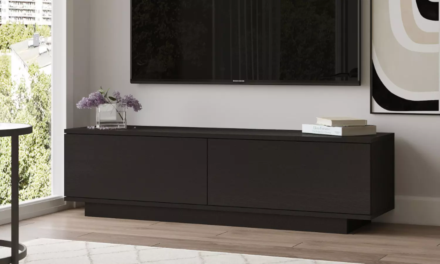 Meuble TV design Kocoon 140 cm, collection "Romi"