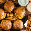 Image 1: For 2: Burger Buddy Feast, For 4: Quad Stack Burger Bash and More