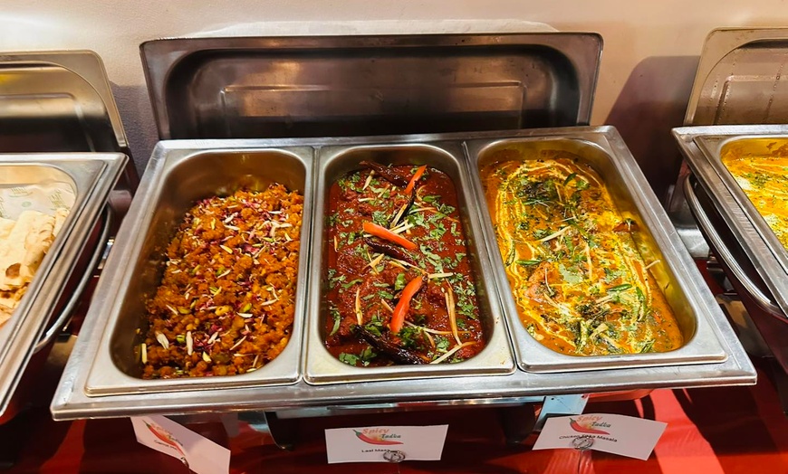 Image 1: Weekend Indian Buffet with Small Beer or Small Wine for 1, 2, or 4