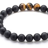 Image 4: Handmade 8MM Natural Stone Prayer Beads Tiger Eye Bracelet for Men Women
