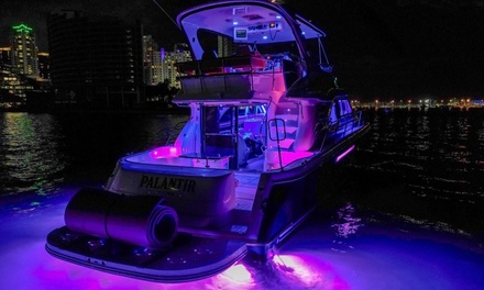2 HOUR NIGHT TIME YACHT FOR UP TO 13 PEOPLE - 305 ATV OF MIAMI BEACH