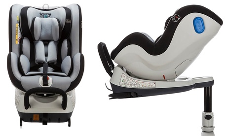 Seggiolino auto per bambini fino ai 4 anni d'eta' (0-18kg) ruotabile a 360°