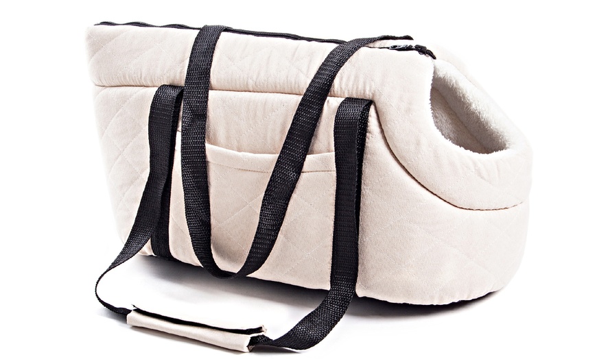 Image 2: Sac à bandoulière transporteur pour chien