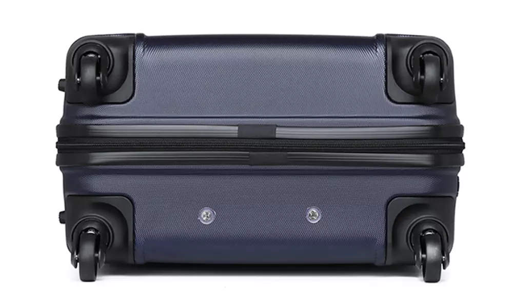 KONO Horizontal Design Hard Shell Suitcase Set with Combination Lock