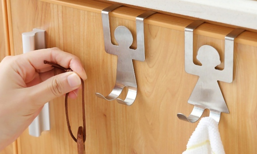 Image 2: Kitchen Cupboard Door Hooks