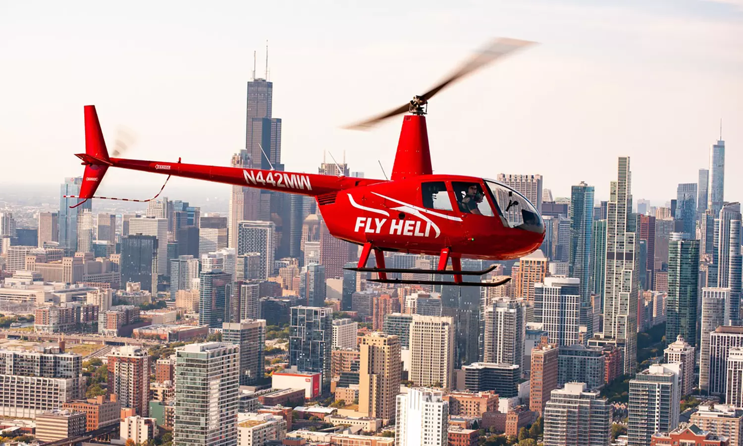 Experience Chicago's Iconic Landmarks on a Private Helicopter Tour