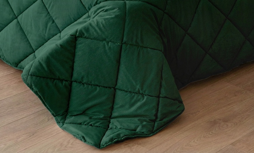 Image 9: Trapunta invernale matrimoniale in velluto