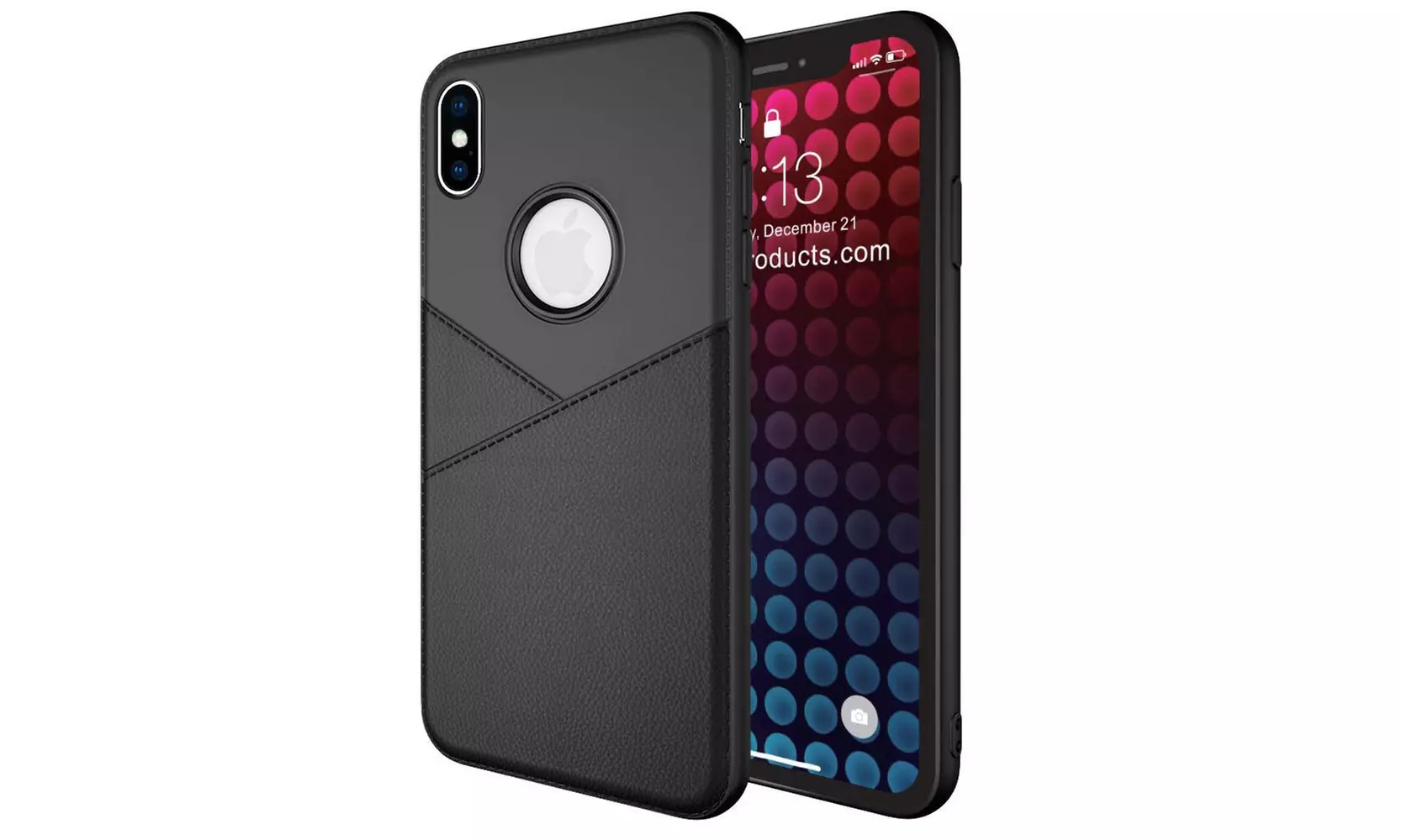 Waloo Silicone Textured Case for iPhone 6/7/8, 6/7/8 Plus, X/XS, XR, & Xs Max