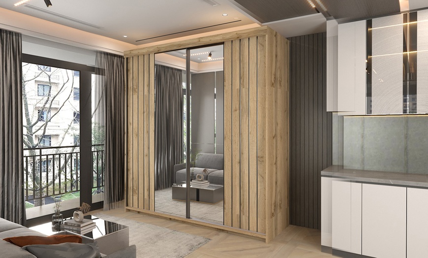 Image 1: Marbella Two Door Sliding Wardrobe