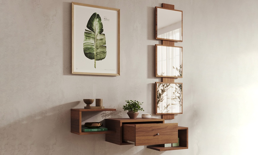 Image 2: Meuble d'entrée "Neo" avec tiroir et miroir