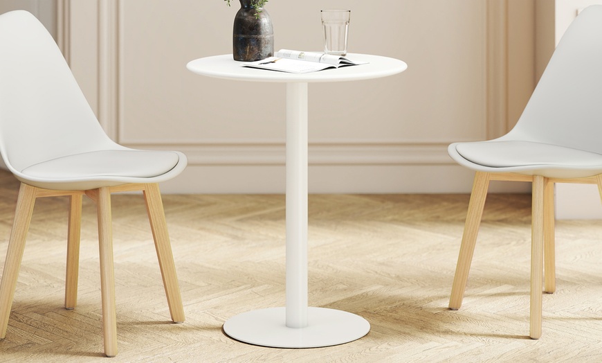Image 14: HomCom Round Dining Table 