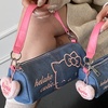 Image 1: Hello Kitty Inspired Cylinder Handbag
