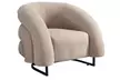 Home Deluxe Sessel MACA in Samt-Optik in Grau oder Beige - Image 3