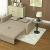 Image 7: 2 Seater Sofa Bed Convertible Bed Settee with 2 Cushions