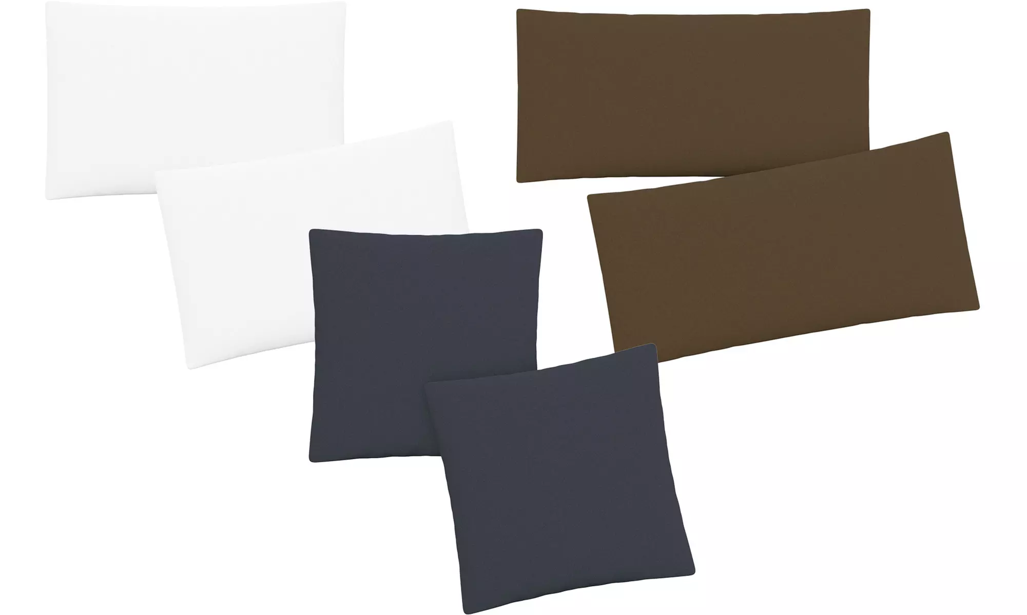 GMD Living 2er-Set Baumwoll-Kissenbezüge JESBERG in der Farbe und Größe nach Wahl - Primary Image