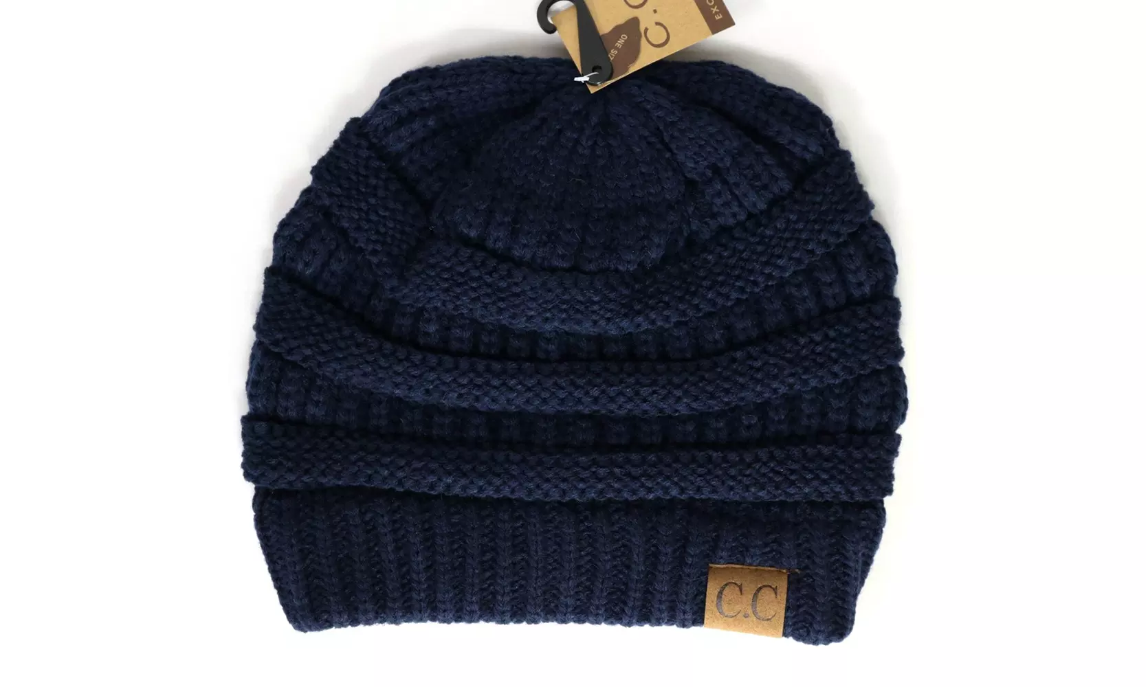 Cheveux Corp. Women's Solid Classic CC Beanie