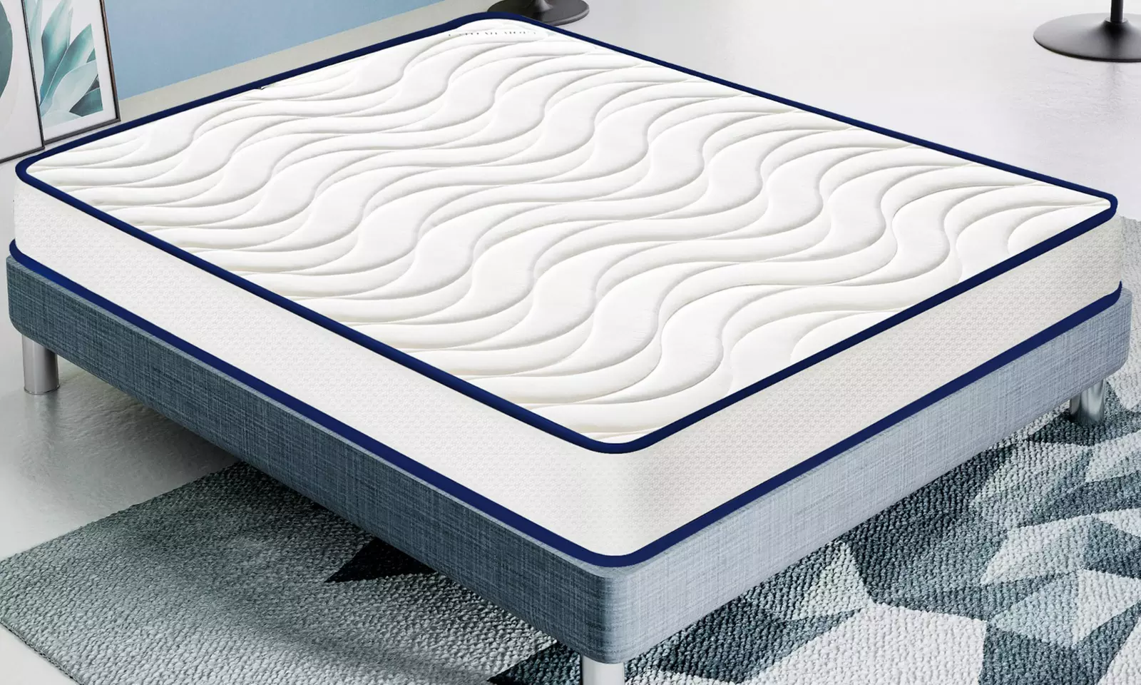 Colchón de masaje y doble confort con zonas diferenciadas, con envío gratuito - Primary Image