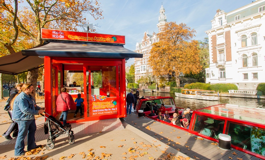 Image 5: Verken Amsterdam met een 24-uurs Hop-on hop-off bus- en bootticket